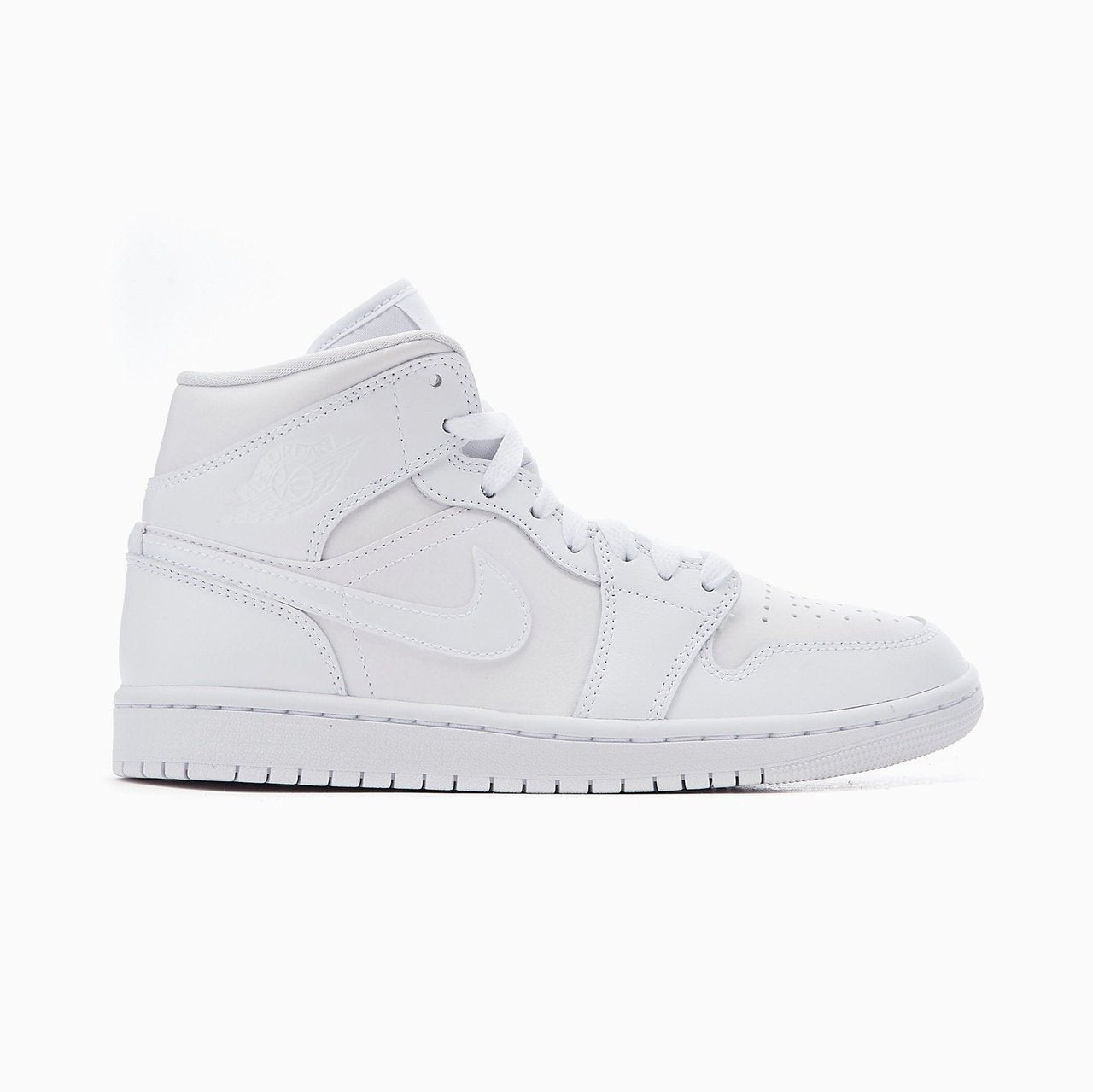 WMNS AIR JORDAN 1 MID TRIPPLE WHITE – SolesStoleMySoul